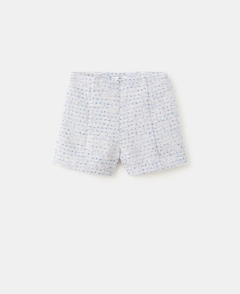Mango Women's Mid-Rise Tweed Shorts