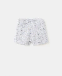 Mango Women's Mid-Rise Tweed Shorts