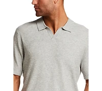 Vintage & Black Men's Regular-Fit Johnny Collar Sweater