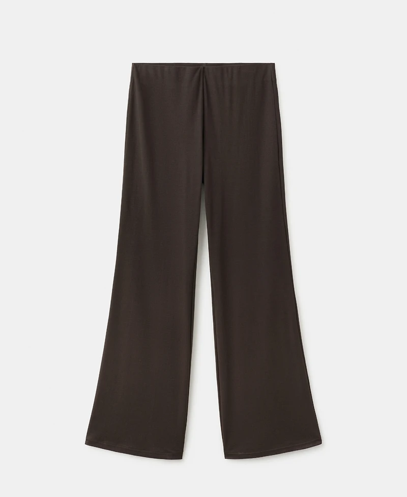 Mango Women's Elastic Waist Straight-Fit Pants