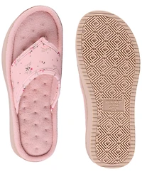 Isotoner Signature Women's Floral Flip Flop Platform Sandals