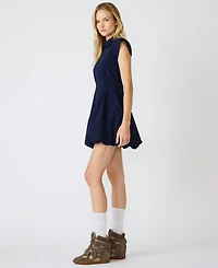 Steve Madden Women's Dyanne Bubble-Hem Mini Dress