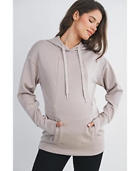 Hello Miz Maternity Casual Nursing Hoodie Sweatshirt