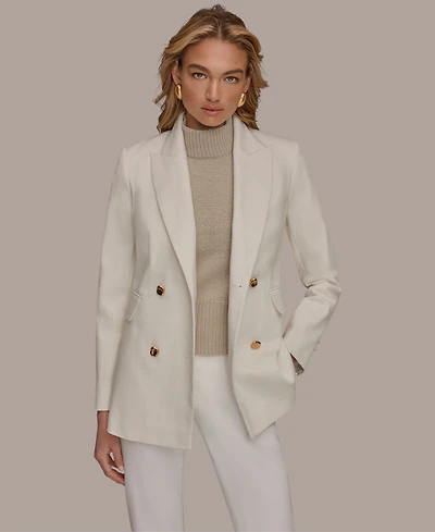 Donna Karan New York Women's Denim Quilted Jacket