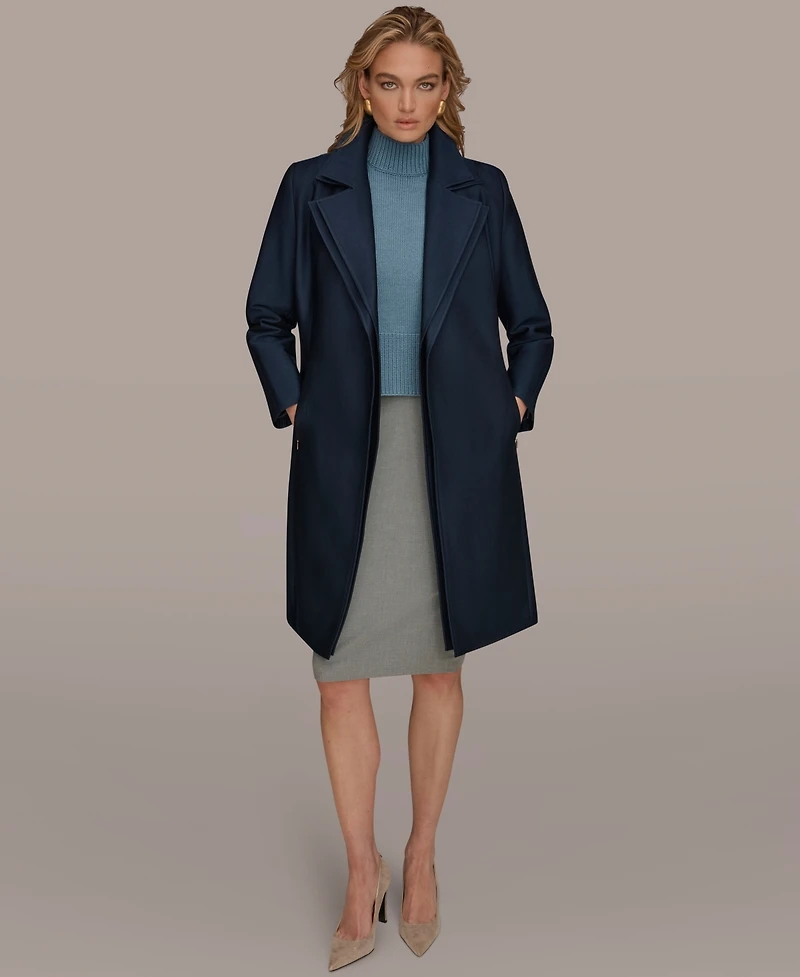 Donna Karan New York Women's Double-Collar Trench Coat