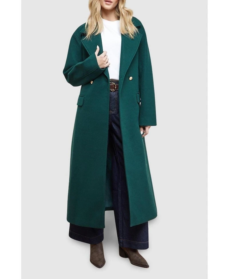 Oasis Women's Tie Belt Detail Midi Coat