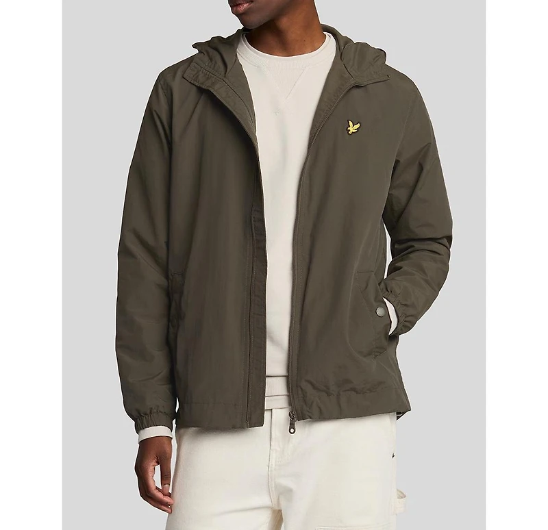 Lyle & Scott Men's Zip Through Hooded Jacket.