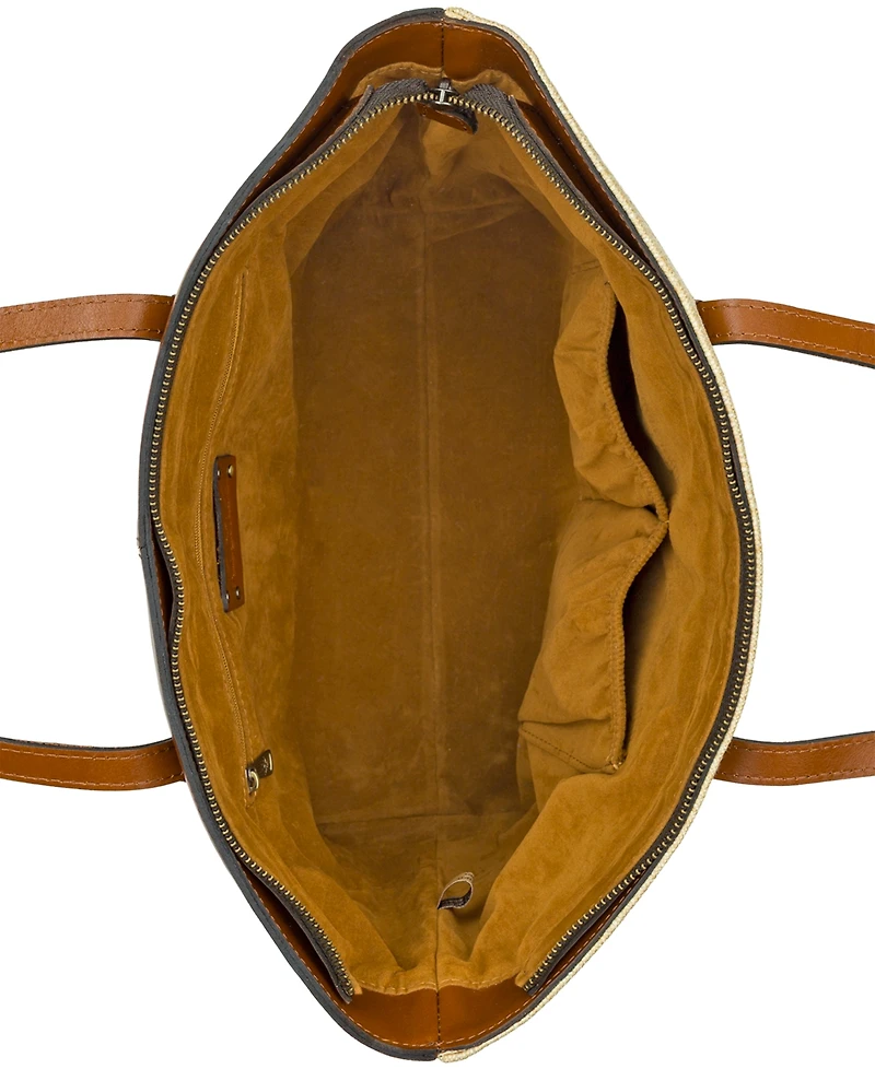 Patricia Nash Verzi European Small Natural Fine Weave Tote Bag