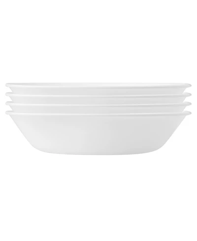 Corelle Winter Frost Pasta Bowls, Set of 4