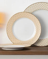 Noritake Trocadero Gold-Tone Salad Plates, Set of 4