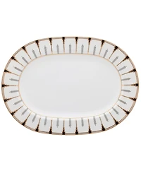 Noritake Empire 14" Gold-Tone Oval Platter
