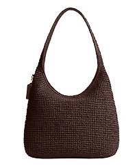 Coach Straw Brooklyn Medium Shoulder Bag 34