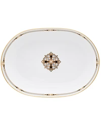 Noritake Empire 32 oz. Gold-Tone Oval Vegetable Bowl