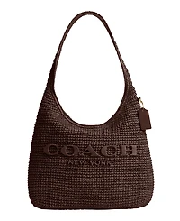 Coach Straw Brooklyn Medium Shoulder Bag 34