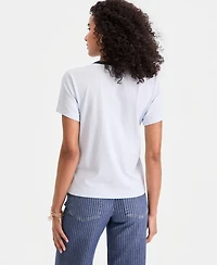 On 34th Women's 100% Cotton Pocket T-Shirt, Macy's Exclusive