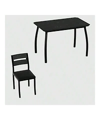 gaomon Kitchen Table Dining Table Set For 4 5 Piece Metal Frame Kitchen Table And Chair Set for Dining Room