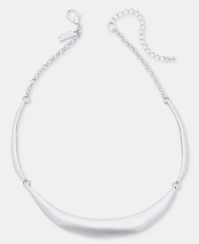 I.n.c. International Concepts Sculptural Curve Collar Necklace, 16-1/2" + 3" extender, Macy's Exclusive