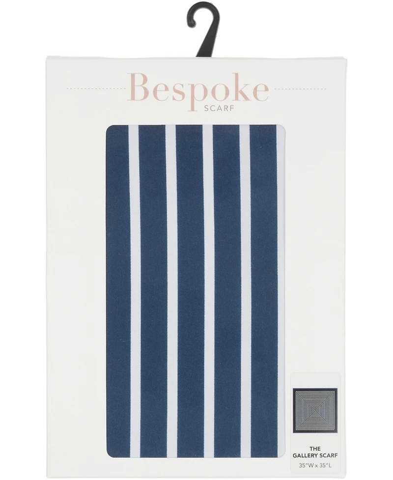 Bespoke Fashion Women's Navy Oversized Square Scarf