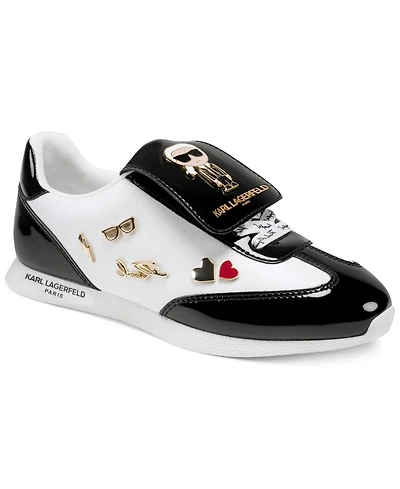 Karl Lagerfeld Paris Women's Minia Pins Lace-Up Sneakers