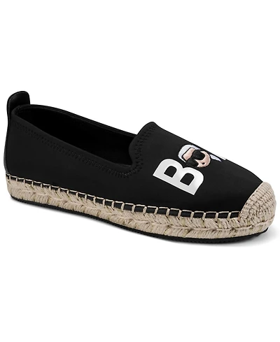 Karl Lagerfeld Paris Women's Michaela Bonjour Slip-On Espadrilles Flats