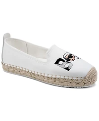 Karl Lagerfeld Paris Women's Michaela Bonjour Slip-On Espadrilles Flats