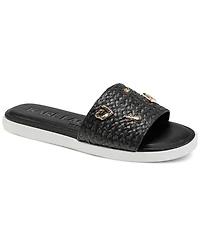Karl Lagerfeld Paris Women's Carenza Atelier Slide Flat Sandals