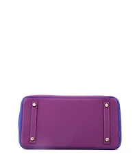 Pre-Owned HERMES Birkin 30 Handbag Bicolor Togo with Brushed Gold Hardware