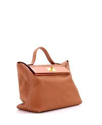 Pre-Owned HERMES 35 24/24 Bag Togo with Swift