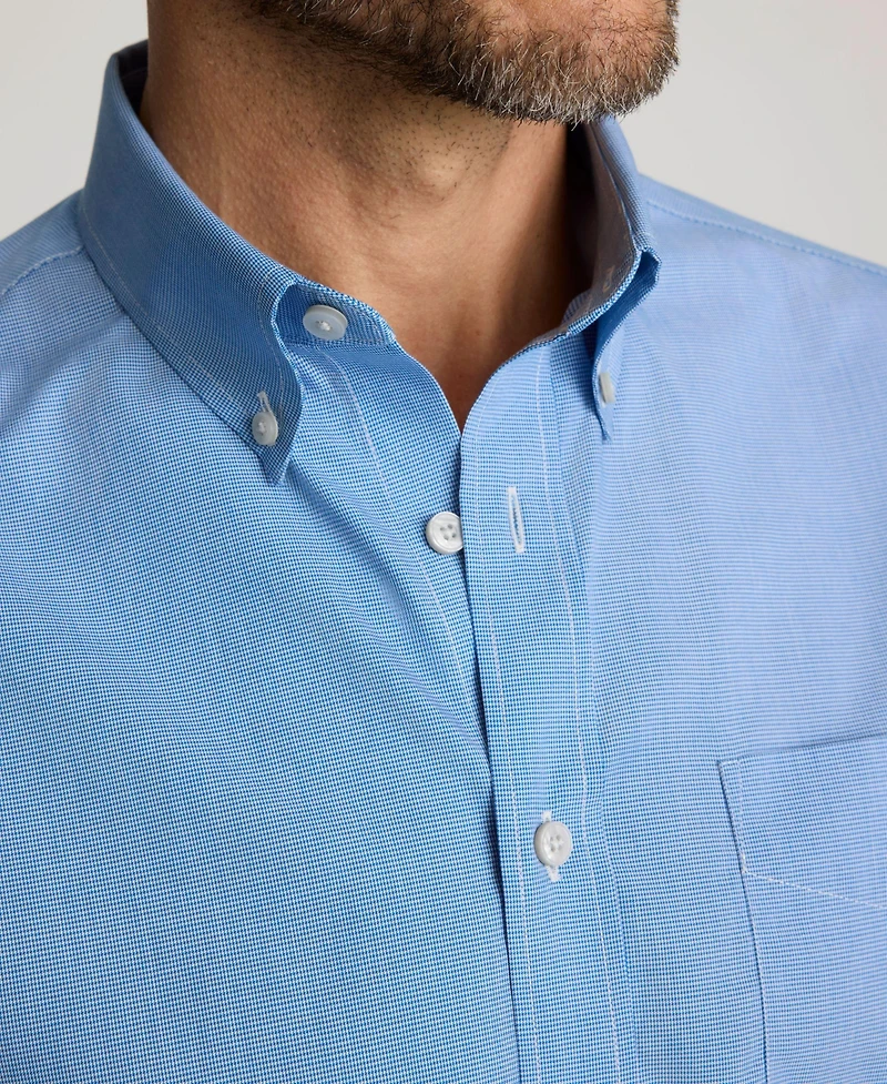 UNTUCKit Men's Regular Fit Wrinkle-Free Cadetto Button Up Shirt