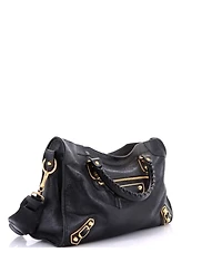 Pre-Owned Balenciaga Medium City Classic Metallic Edge Bag Leather