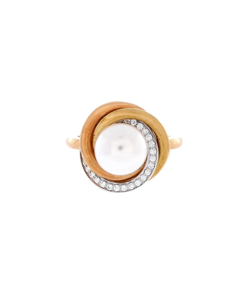 Pre-Owned Cartier Trinity Pearl Ring