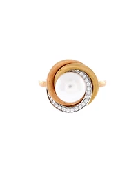 Pre-Owned Cartier Trinity Pearl Ring