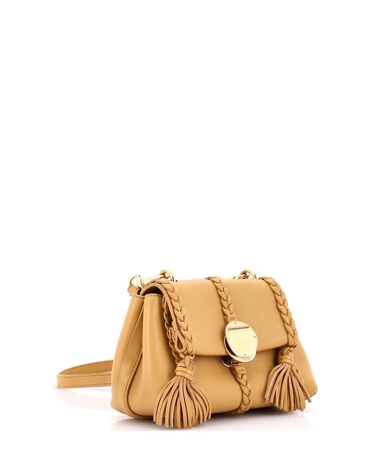 Pre-Owned Chloe Mini Penelope Soft Shoulder Bag Leather