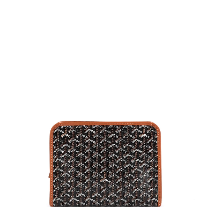 Pre-Owned Goyard Mm Jouvence Toiletry Pouch Coated Canvas
