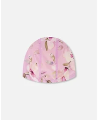 Deux par Girl Swim Cap Flower Print - Toddler|Child