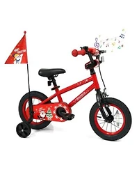 Mecale Inch Kids Bike Adjustable With Christmas Music Flag For Aged Years Old