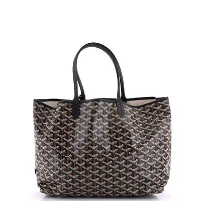 Pre-Owned Goyard Pm Saint Louis Tote Coated Canvas