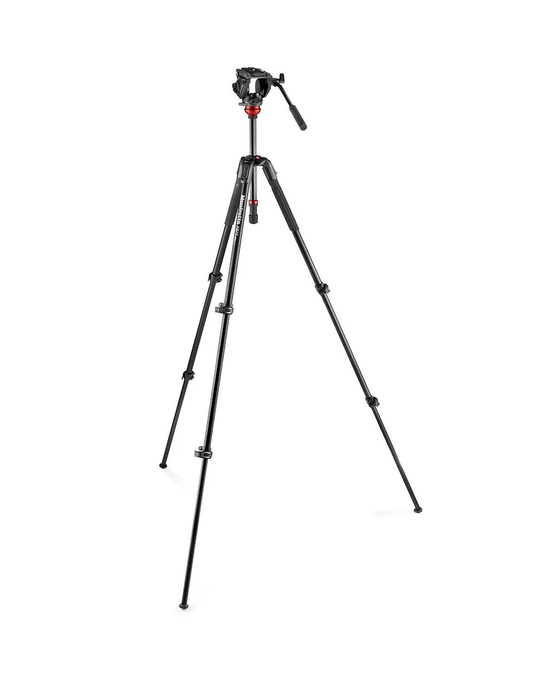 Manfrotto 190X 3-Section Aluminum Video Tripod with 500 Fluid Video Head