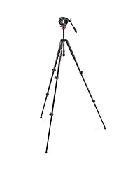 Manfrotto 190X 3-Section Aluminum Video Tripod with 500 Fluid Video Head