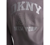Dkny Sport Women's Crew Neck Pull-On Sweatshirt