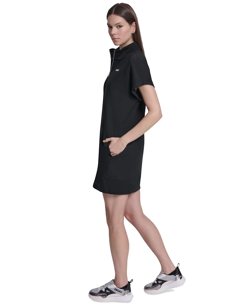 Dkny Sport Women's Regular-Fit Half Zip Sneaker Dress
