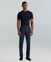 Perry Ellis Portfolio Men's Slim-Fit Flat Front Dress Pants