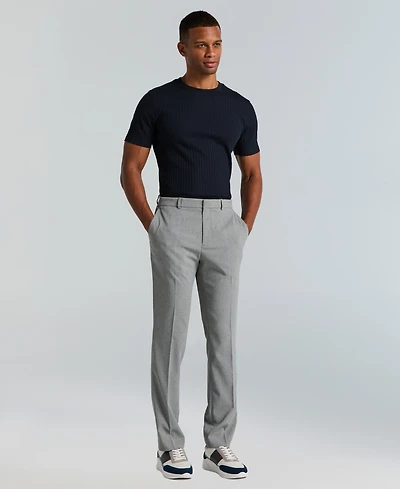 Perry Ellis Portfolio Men's Slim-Fit Gripper Waist Dress Pants