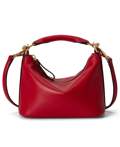 Lauren Ralph Lauren Nappa Leather Mini Blaike Shoulder Bag