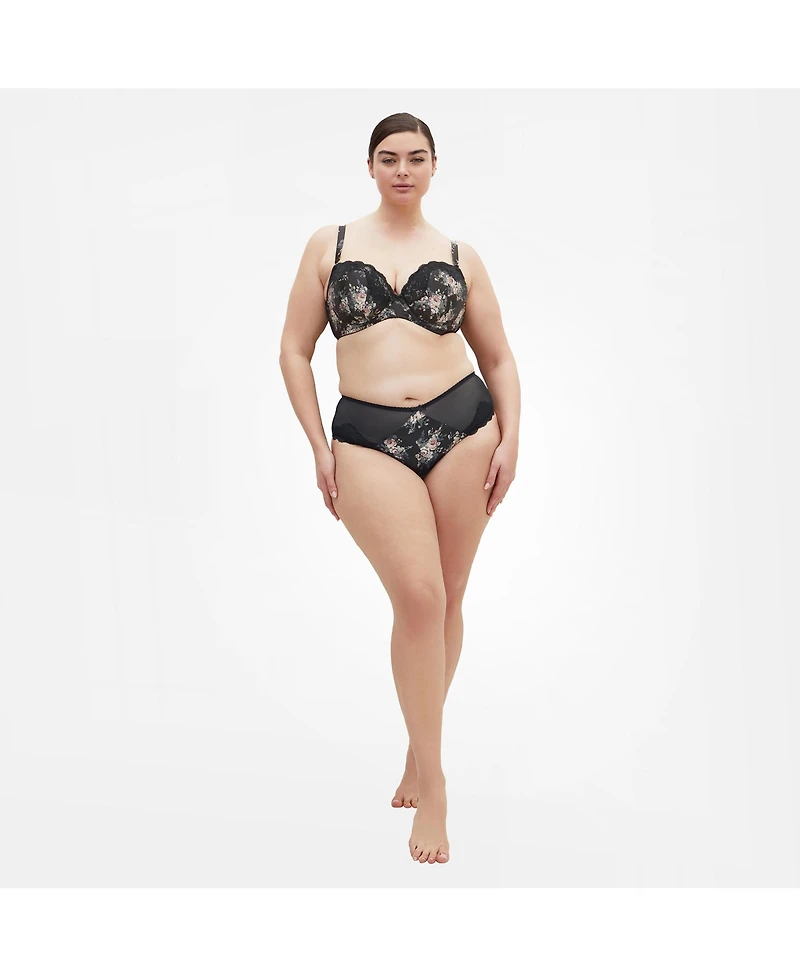 City Chic Women's Romy Print Uplift Bra