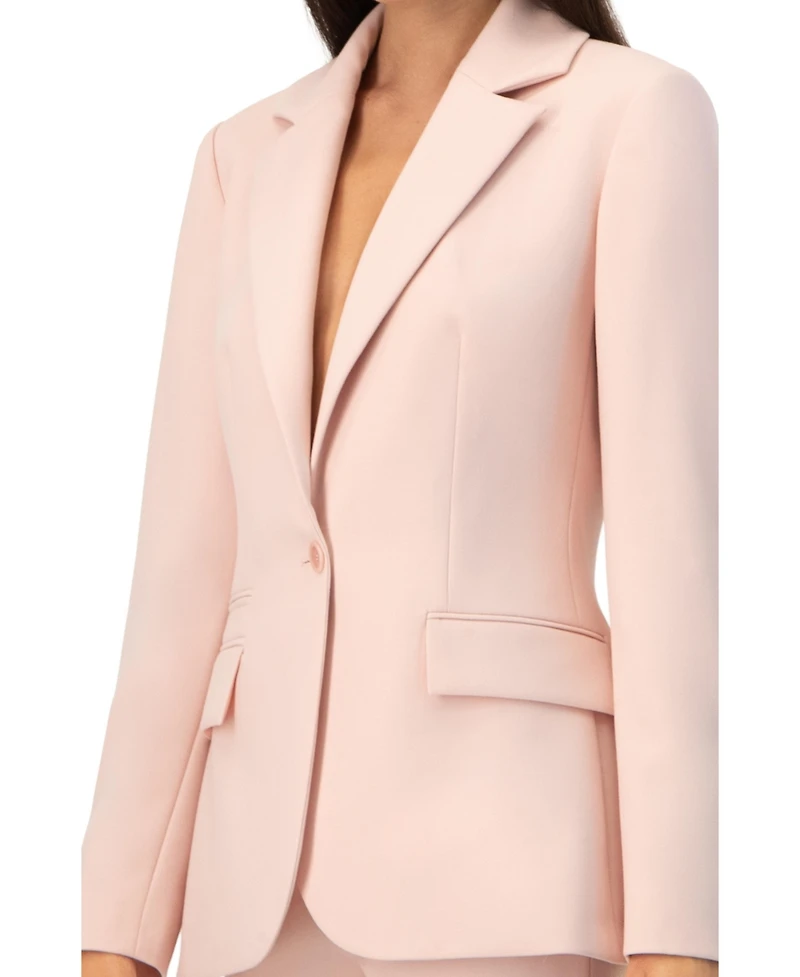 Ivonne Women's Single-Button Classic Blazer