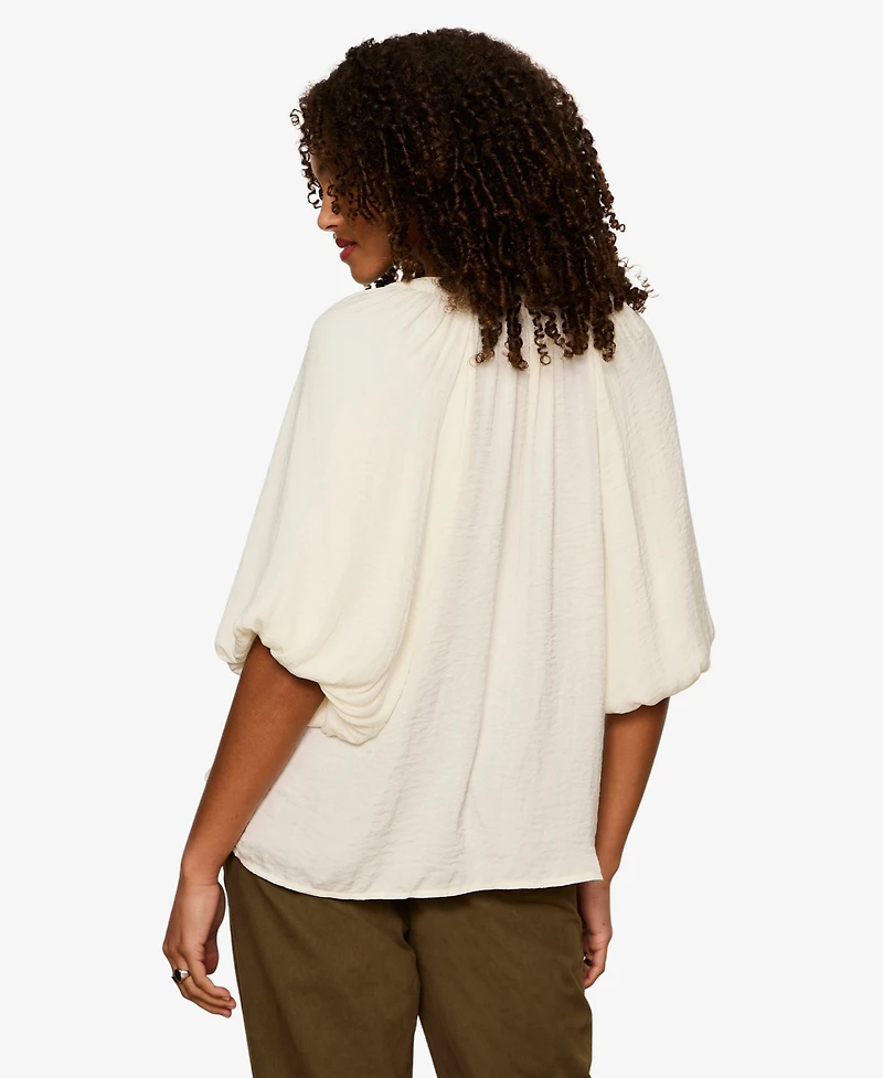 Sanctuary Women's Plenty of Love Bubble Blouse Top