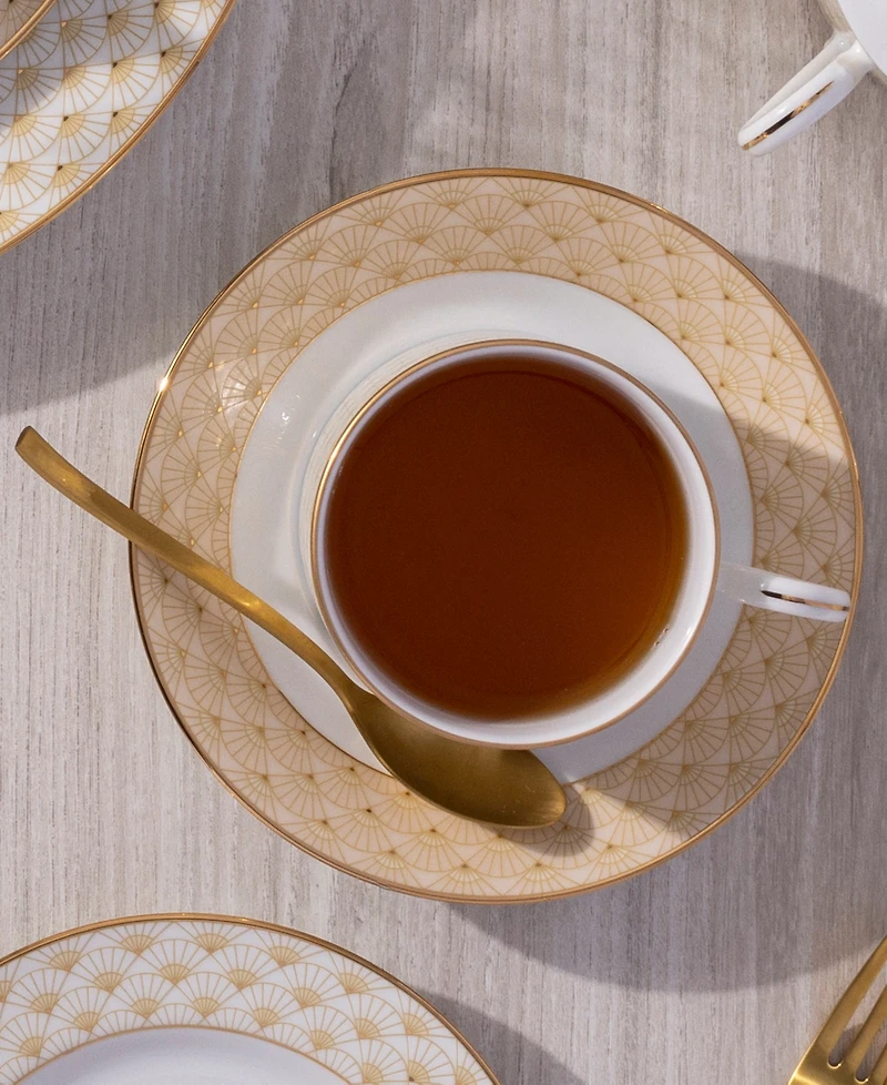 Noritake Trocadero Gold-Tone Cups, Set of 4