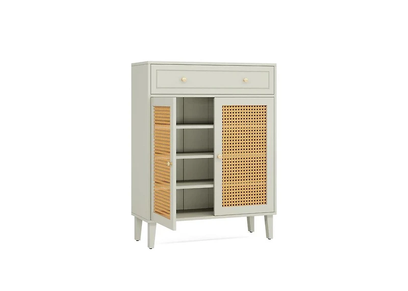 Clihome Nordic Style Chic Shoe Cabinet