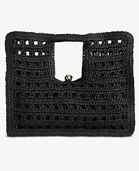 I.n.c. International Concepts Square Straw Tote Bag, Macy's Exclusive